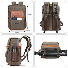 Carica l&#39;immagine nel visualizzatore di Gallery, Zaino Casual per Fotocamera/Reflex di Tasca,Zaino Laptop Amy green