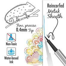 Carica l&#39;immagine nel visualizzatore di Gallery, Zenacolor 60 Pennarelli a Punta Fine, Fineliners 60 Colori Unici – Penne... - Ilgrandebazar