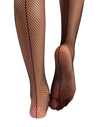 Collant Tallone Cubano Nero Riga Cucituratrasparente Nudo Carne - Foto 4