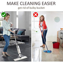 Carica l&#39;immagine nel visualizzatore di Gallery, O&#39;woda Spray Mop, Mocio in Microfibra con Spruzzatore 450ML, Rotante di 360...