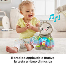 Carica l&#39;immagine nel visualizzatore di Gallery, Fisher-Price- Parlamici Baby Bradipo Giocattolo Educativo con Luci,...