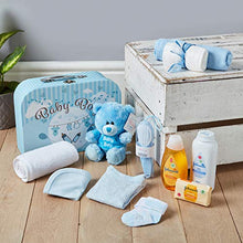 Carica l'immagine nel visualizzatore di Gallery, Set Regalo Bambino Neonato – Scatola dei Ricordi in Blu Con Vestiti per BLU