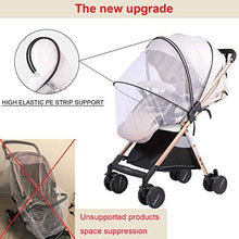 Carica l&#39;immagine nel visualizzatore di Gallery, Zanzariera universale per passeggino, con elastico e chiusura lampo, extra...