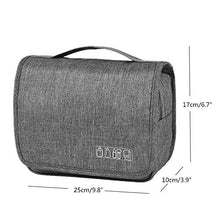Carica l'immagine nel visualizzatore di Gallery, Beauty Case da Viaggio,Appeso Trousse Toilette,Multi-compartimenti Grey
