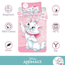 Carica l&#39;immagine nel visualizzatore di Gallery, Marie Aristocats Baby - Biancheria da letto, 100 x 135 + 40 x 60 cm