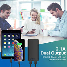 Carica l&#39;immagine nel visualizzatore di Gallery, Ekrist Powerbank 26800mAh【Alta capacità &amp; Ricarica Rapida】 Caricatore Nero - Ilgrandebazar