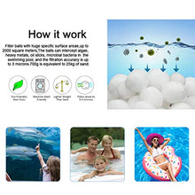 Carica l&#39;immagine nel visualizzatore di Gallery, Zaloife Filtro Balls 700g, Materiale Filtrante per Piscina Sfere 700g