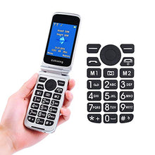 Carica l&#39;immagine nel visualizzatore di Gallery, Ushining 3G Telefono Cellulare per anziani, con Rosso