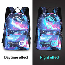 Carica l&#39;immagine nel visualizzatore di Gallery, Anime di moda zaino, Ragazze zaino luminoso Scuola Borsa Galaxy