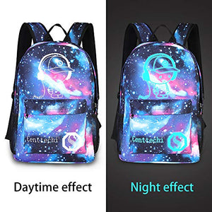 Anime di moda zaino, Ragazze zaino luminoso Scuola Borsa Galaxy
