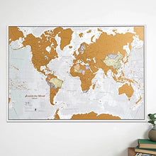 Carica l&#39;immagine nel visualizzatore di Gallery, Mappa del mondo da grattare e idee regalo - Extra large - 84 x 59 cm - Maps...