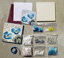 Carica l&#39;immagine nel visualizzatore di Gallery, Occhi della Madonna (Non ti Scordar di me) Fiore - kit mosaico d&#39;Arte 14x14... - Ilgrandebazar