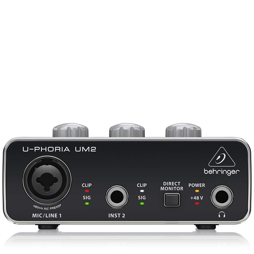 Behringer U-PHORIA UM2  2 x 2 interfacce audio USB 2.0 Nero - Ilgrandebazar