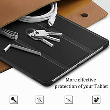 Carica l'immagine nel visualizzatore di Gallery, IVSO AROYI Custodia Cover per Samsung Galaxy Tab A 10.1 2019, Slim Nero + 1 Pack