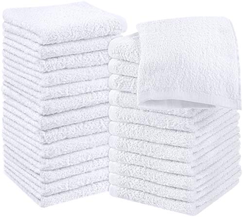 Utopia Towels - 24 Asciugamani per Il Viso - (30 x30 Bianco