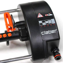 Carica l'immagine nel visualizzatore di Gallery, Claber 7804010 8753 mq 320 Compact Irrigatore Oscillante, Nero