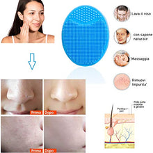 Carica l&#39;immagine nel visualizzatore di Gallery, Spazzola Pulizia Viso 4x Esfoliante Pelle Sensibile Omaggio Sacchetto Scrub... - Ilgrandebazar
