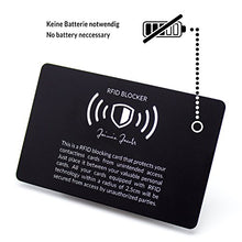 Carica l'immagine nel visualizzatore di Gallery, Protezione RFID per carte di credito JAIMIE JACOBS (blocco Nero E Bianco - Ilgrandebazar