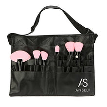 Carica l'immagine nel visualizzatore di Gallery, Anself 24 sacche in PVC cosmetica professionale pennello trucco Black-Type2