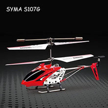Carica l&#39;immagine nel visualizzatore di Gallery, Syma S107G 3 Canali RC Elicottero con Lega Copter con Giroscopio Incorporato Rosso