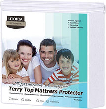Carica l'immagine nel visualizzatore di Gallery, Utopia Bedding Coprimaterasso Impermeabile - 160 cm x 200 x 30 - Ilgrandebazar