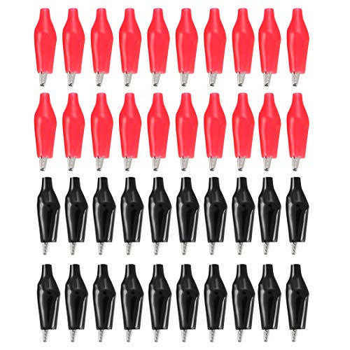Sourcing Map morsetti a coccodrillo, coccodrillo jumper clip Helper 6mm,40pcs - Ilgrandebazar