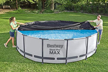 Carica l'immagine nel visualizzatore di Gallery, Bestway 58037 Copertura 4 stagioni per piscina fuori terra rotonda diametro 360 cm