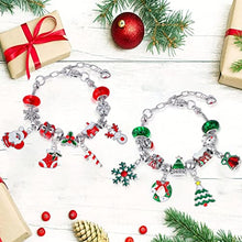 Carica l'immagine nel visualizzatore di Gallery, WEVOL Calendario Avvento 2023 Bambina Natale Ragazze Calendario dell'avvento Gioielli Fai da Te Artigianato Regali 5-12 Anni Braccialetti con Ciondoli Regalo di Natale Ragazze 5 6 7 8 9 10 11 12 Anni