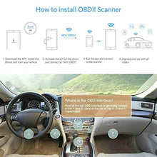 Carica l&#39;immagine nel visualizzatore di Gallery, GeekerChip Auto Strumenti Diagnostici per OBD II,Forte WiFi