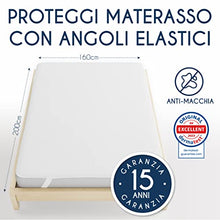 Carica l'immagine nel visualizzatore di Gallery, Dreamzie Coprimaterasso Matrimoniale Impermeabile 160x200 cm - OEKO TEX - Coprirete Matrimoniale adattato anche per 160x190