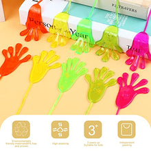 Carica l&#39;immagine nel visualizzatore di Gallery, DERAYEE 30 Pezzi Mani Appiccicose,Sticky Hands Giocattoli,Colorati Manina Appiccicosa,Gadget Compleanno Regalo Feste per Bambini