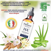 Carica l&#39;immagine nel visualizzatore di Gallery, 60ml. Bio Siero Viso con Acido Ialuronico Puro a 3 pesi Molecolari, Vitamina C e Noti Agenti Antirughe e Antietà. Biologico,Vegano,Idratante e Illuminante. Ideale anche Come Crema Contorno Occhi