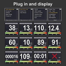 Carica l&#39;immagine nel visualizzatore di Gallery, AUTOOL X60 Auto OBD2 Digitale Multifunzione Tachimetro Over-speed Allarme... - Ilgrandebazar