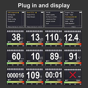 AUTOOL X60 Auto OBD2 Digitale Multifunzione Tachimetro Over-speed Allarme... - Ilgrandebazar