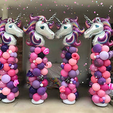 Carica l'immagine nel visualizzatore di Gallery, MMTX Decorazioni per Feste Unicorno, con 2pcs Enorme Palloncino Viola - Ilgrandebazar