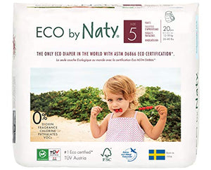Eco by Naty, Mutandina, Taglia 5, 4 x Pachi da 20 (80 pannolini) 5 - Ilgrandebazar
