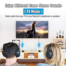 Carica l&#39;immagine nel visualizzatore di Gallery, Trasmettitore Ricevitore Bluetooth 5.0, 2 in 1 Adattatore mini RCA...