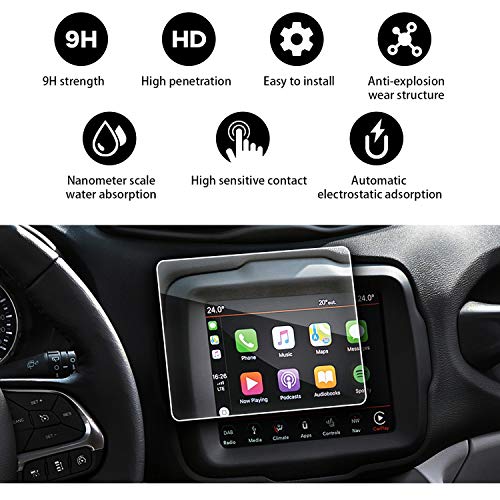 YEEPIN Protezione Schermo di Navigazione {Jeep Renegade}, 8.4 pollici
