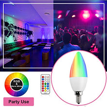 Carica l&#39;immagine nel visualizzatore di Gallery, Bonlux Lampadine Colorata LED E14 RGB Colori 3W C35 E14, Bianco Calda - Ilgrandebazar