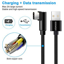 Carica l&#39;immagine nel visualizzatore di Gallery, aceyoon Cavo USB Type-C 90 Gradi 30cm 3 Pezzi 90 Degree USBC 0.3m*3 - Ilgrandebazar