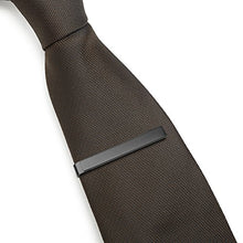 Carica l&#39;immagine nel visualizzatore di Gallery, Set di 3 Fermacravatta 4 CM Uomo Colore Argento, Nero, Oro + Pacco Regalo - Ilgrandebazar