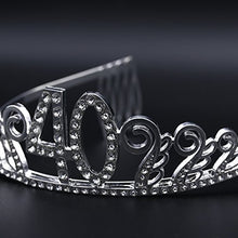 Carica l&#39;immagine nel visualizzatore di Gallery, Rhinestone di cristallo Tiara compleanno Princess Crowns Pettini per... - Ilgrandebazar