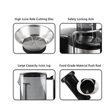 Carica l&#39;immagine nel visualizzatore di Gallery, Aigostar MyFrappe Black 30IMX - Centrifuga ed Estrattore di Succo e verdura.... - Ilgrandebazar