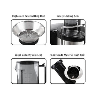 Aigostar MyFrappe Black 30IMX - Centrifuga ed Estrattore di Succo e verdura.... - Ilgrandebazar