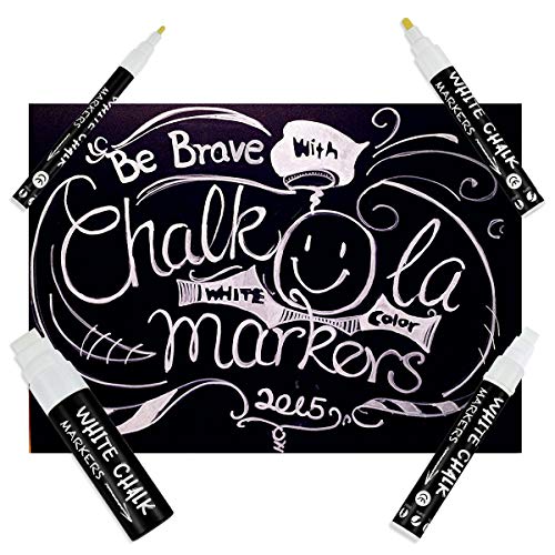 Pennarelli Gesso Liquido UlifeME - 4 Punte (3mm,6mm,10mm,15mm) Per Lavagna E Vetro, Con Etichette - Foto 7