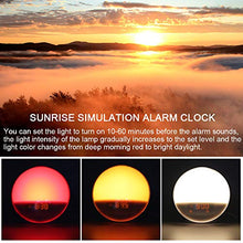 Carica l'immagine nel visualizzatore di Gallery, Wake up Light, Luce Sveglia da Comodino con Simulazione dell'Alba e Tramonto... - Ilgrandebazar