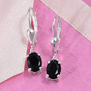 TJC - Orecchini pendenti da donna, in argento Sterling 925, con tormalina... - Ilgrandebazar