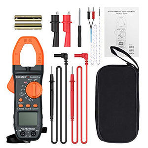 Proster Pinza Amperometrica Auto-Ranging Misura Corrente Tensione AC/DC Nero - Ilgrandebazar