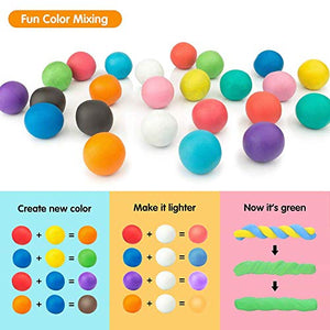 Kit Fluffy Slime fai da te, KidsHobby 36 colori Putty Floam 36 Colors - Ilgrandebazar