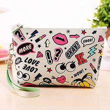 Carica l&#39;immagine nel visualizzatore di Gallery, CINEEN Impermeabile Cosmetici Borsa da Viaggio Portafogli White-mix